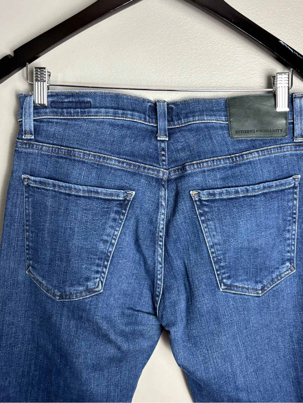 Citizens Of Humanity Men's Core Slim Straight Jeans in Dark Blue Wash Size 32